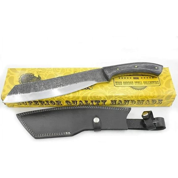 Wild Turkey Handmade Collection 17'' Fixed Blade Bushcraft Hunting Knife