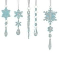 thumbnail image 2 of IMossad Christmas Snowflake Ice Bar Ornaments, Hanging Crystal Icicle Pendants for Christmas Tree Decoration, Lightweight Shatterproof Holiday Decor, 2 of 7