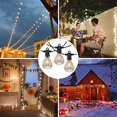 thumbnail image 5 of Hongchun Outdoor String Lights LED Patio Lights String with 3Pcs Shatterproof Diamond Bulbs LED Porch String Lights for Outside Porch Christmas Camping, 5 of 5