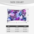thumbnail image 6 of Binfone Flying Butterflies Standard Size Pillowcase, Long Staple Pure Cotton Envelope Closure Pillow Cover,20"X30", 6 of 9