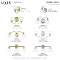 thumbnail image 6 of Livex Lighting - Moreland - 3 Light Bath Vanity In Transitional Style-8.75, 6 of 12