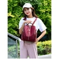 thumbnail image 3 of Backpack Purse Large Capacity Simple Fashion School Daypack Handle Shoulder Bag, 3 of 6