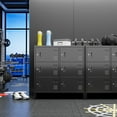 thumbnail image 5 of GangMei Metal Storage Locker, 6-Door Steel Locker for School, Office, Gym, Bedroom, Black, Assembly Required, 5 of 9