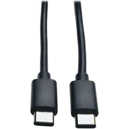 UPC: 0037332190154 | Tripp Lite U040-006-C USB Type-C to USB Type-C M/M HiSpeed Cable 1 Black