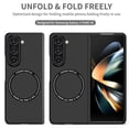 thumbnail image 4 of Allytech Case for Samsung Galaxy Z Fold 6 5G,Compatible with MagSafe Charging,Shockproof PC Hard Anti-scratch Protective Slim Fit Phone Case Support Wireless Charging, Black, 4 of 9