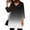 Summer Tops for Women Black, variant on Womens Long Length Summer Tops, 3/4 Sleeve Shirts for Women Fashion Loose Fit Ombre Tie Dye V Neck T-Shirts Mothers Day Gifts
