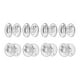 thumbnail image 2 of Juego de 8 tensores de carrete para cortinas plisadas con sujetadores en la parte trasera - Accesorios para retención de carretes, 2 of 9