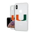 thumbnail image 7 of Miami Hurricanes iPhone Insignia Design Clear Case, 7 of 7