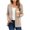 Khaki women open front cardigan a1, variant on Tusihei Women's Open Front Cardigan Long Sleeve Button Down Lightweight Work Cardigan Jacket Casual Basic Coat Fall Winter Layering Outwear, Pink S