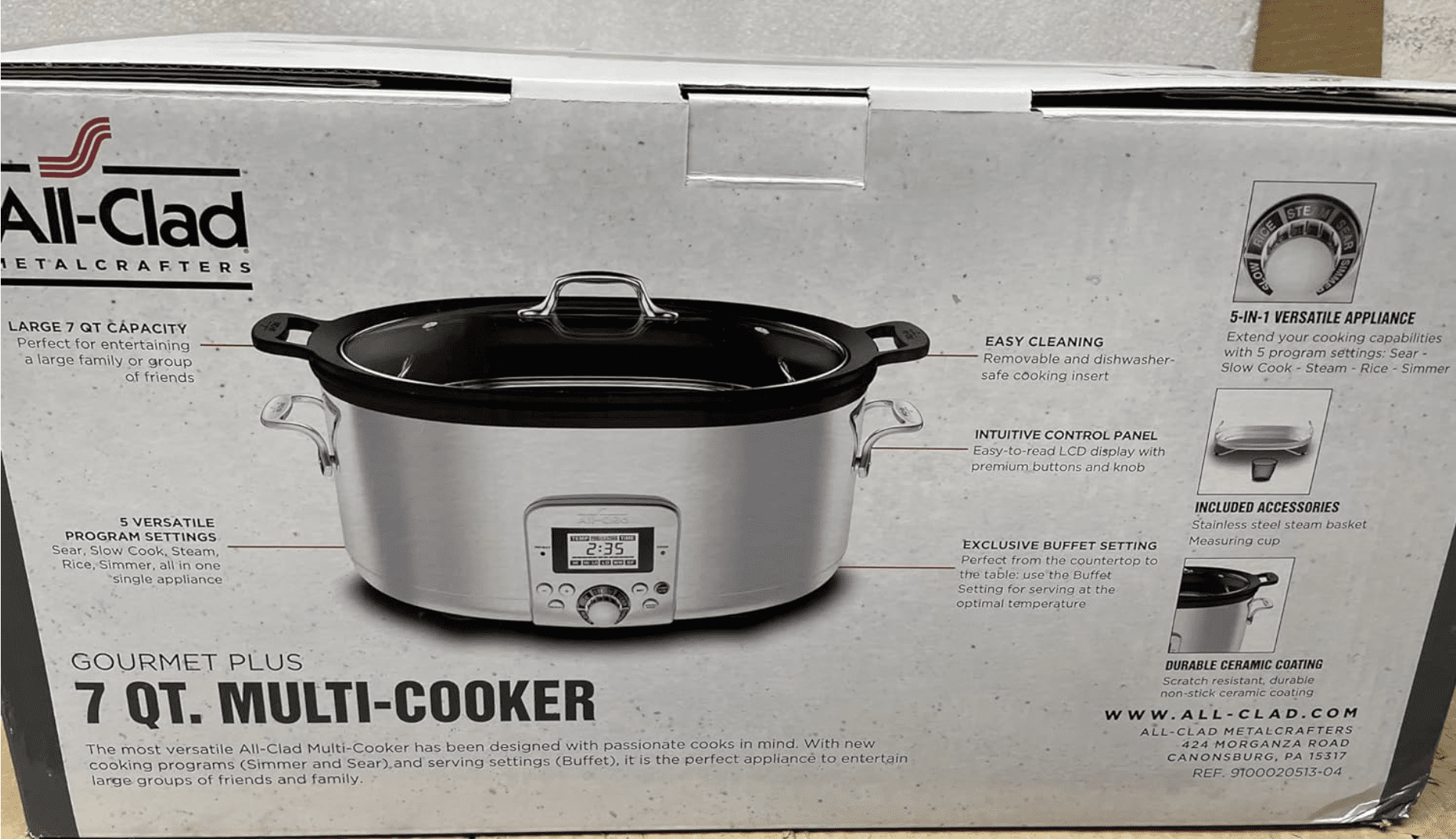 All clad 5 qt multi cooker hotsell