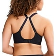 thumbnail image 2 of Sculptresse by Panache Roxie Plunge Underwire J-Hook Bra (9586),34G,Black, 2 of 3