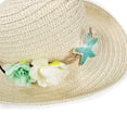 thumbnail image 6 of Cowboy Hat for Kids, Western Cowgirl Hat with Sea Shell Decors, Classic Straw Cattleman Cowboy Hat for Outdoor Activity, 6 of 8