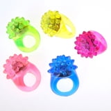 Squishy Rings LED Light Up Jelly Rubber Rings Pack of 18 Squishy rings for parties ...