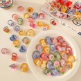 thumbnail image 5 of 2/10/20 uds/set de gomas para el pelo con bonitos dibujos de flores para niñas, bandas de goma para el pelo para niños, accesorios para el cabello para niños, 5 of 5