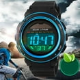 thumbnail image 3 of DESIGNICE Unisex Sports Watch,Solar Watches for Men,5Atm Waterproof Solar Powered Watch Big Dial Multi-Function Wristwatch with Chronograph Alarm Backlight for Men Women, 3 of 7