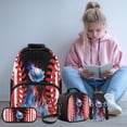 thumbnail image 2 of Yspwyqan Boys Backpack Set, Fire Flame Baseball Backpack and Lunch Box 4 Piece Large Capacity School Bag Fits 13 Inch Laptop Casual Daypack for School Camping, 2 of 7