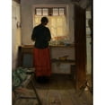 thumbnail image 2 of Anna Ancher 20x24 Gold Ornate Framed and Double Matted Museum Art Print Titled - The Maid in the Kitchen (1883-1886), 2 of 4