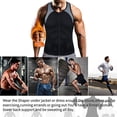 thumbnail image 2 of Chaleco sauna Sudor ANGGREK para Hombres Sin Mangas para Fitness y pérdida de Peso, 2 of 8