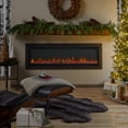 thumbnail image 1 of Real Flame 165.1 cm (65 in.) Wall-Mount or Recessed Electric Fireplace Insert, 1 of 1