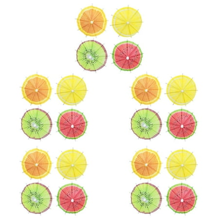 

Lacyie Watermelon Paper Umbrella Picks Lightweight Cocktail Picks