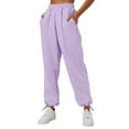 thumbnail image 3 of BILIKEYU Women's Casual Sports And Leisure Wide Leg Pants, Sweatpants Women, Wide Leg Pants Woman, Womens Pants, 3 of 5