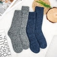 thumbnail image 6 of KOITHOT 2 Pairs Wool Socks Mens, Thick Warm Winter Socks, Soft Hiking Casual Work Socks for Men, 6 of 6