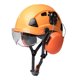 thumbnail image 1 of Lente transparente para escalada en roca al aire libre, protección Industrial, casco de seguridad ligero naranja, Kit de orejeras para rescate en trabajos aéreos, 1 of 8