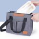 thumbnail image 5 of Bolsa de aislamiento triangular de gran capacidad, moderna y concisa, para viajes con comida, lonchera, bolsa de hielo para mantener la frescura, bolsa de aislamiento, paquete bento., 5 of 6