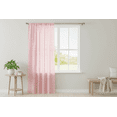 thumbnail image 3 of Poplin Gingham Checkered Window Curtain 56 Inch Wide Pink, 3 of 4