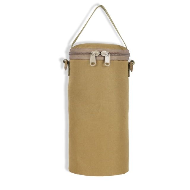 Eigraketly Bolsa de almacenamiento de cilindro de combustible, bolsa lavable con cremallera, para viajar, cocinar, Picnic, barbacoa, funda protectora, Ropa Deportiva, Zapatos Marrón Largo Eigraketly OD022387-03