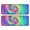 Rainbow Tie Dye, variant on Kitchen Rugs Sets Of 2,Rainbow Tie Dye Spiral Pattern Anti Fatigue Kitchen Mat Rugs Non Slip Washable,Decorative Kitchen Floor Mats for Kitchen,Sink,Laundry,17"x47"+17"x47"