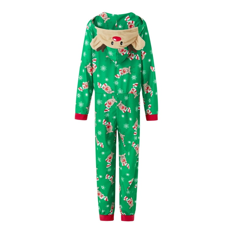 Reindeer Christmas Family Matching Onesie Pajama for Holiday