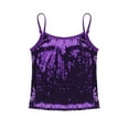 thumbnail image 3 of iiniim Kids Girls Shiny Sequined Camisole Tank Top for Jazz Hip Hop Modern Dance wear Vest Top Tee Shirts, 3 of 7