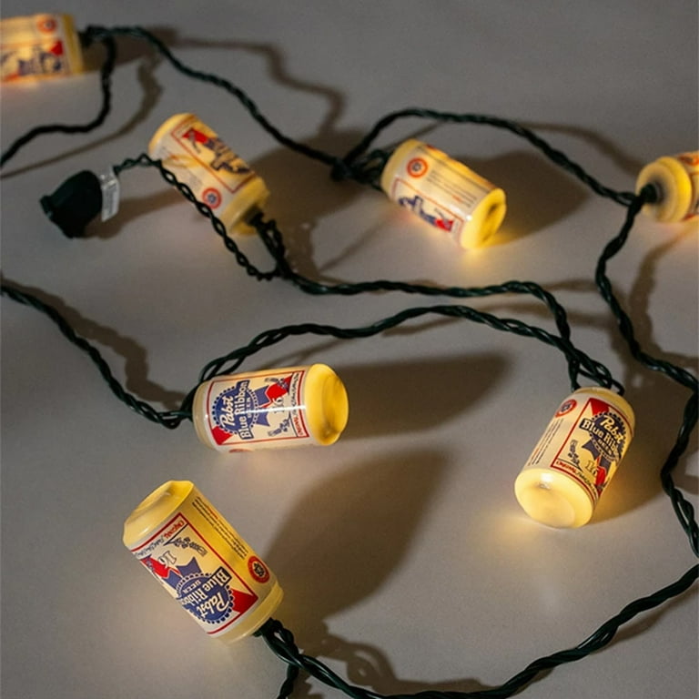 Strawberry candyPabst Blue Ribbon ランプ Pabst Blue Ribbon 49889 Pabst Blue Ribbon Beer Can String