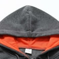 thumbnail image 5 of Hooded Jackets for Men 2025 Fall Winter Long Sleeve Fleece Lined Zip Up Hoodie with Pockets Outerwear Coat Sweatshirt, 5 of 8