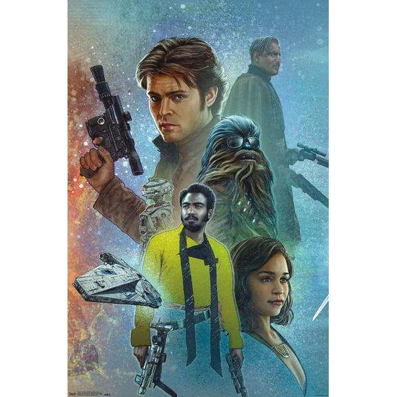Star Wars: Solo - Celebration Mural Wall Poster, 14.725" x 22.375"