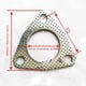 thumbnail image 1 of Junta de interfaz de tubo de escape modificada, anillo de sellado de brida de tres orificios, amortiguador de amianto, a prueba de fugas de alta temperatura y alta presión, 1 of 2