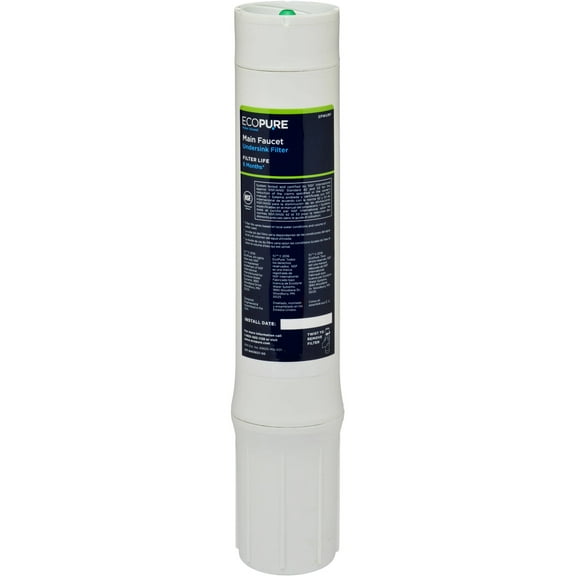 EcoPure EPWURF Under Sink Replacement Water Filter