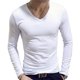 thumbnail image 1 of Camiseta de manga larga para hombre con diseño de fans del ejército de primavera y otoño, ajustada, de cuello redondo transparente multicolor, camisa básica para hombre, 1 of 6