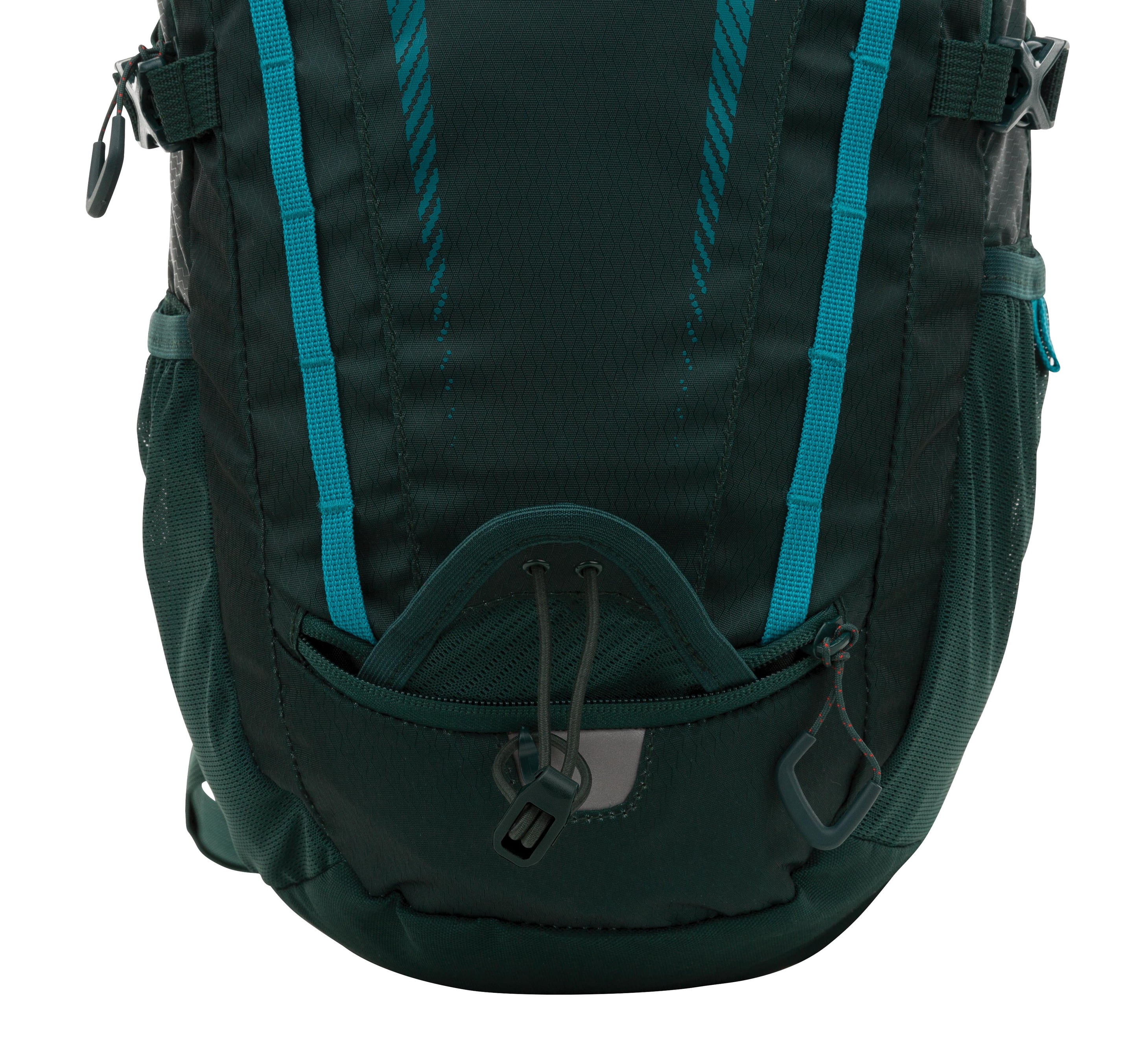 Outdoor Products 17 Ltr Deluxe Hydration Pack, with 2-Liter Reservoir, Green, Unisex, Lightweight