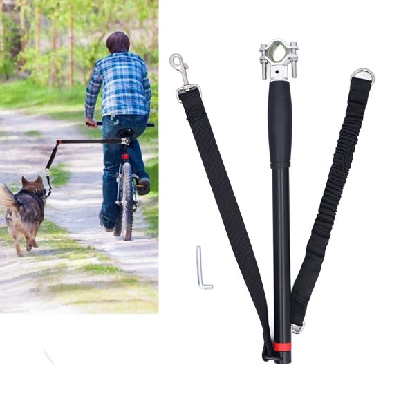Correa para perros de bicicleta, control mejorado liviano versátil para perros de seguridad para perros correa resistente para caminar
