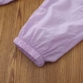 thumbnail image 6 of Cethrio Boys Cargo Pants, Elastic Bottom Casual Relaxed Fit Multi-pocket Summer Joggers Purple Size 10-11 T, 6 of 6