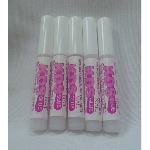 5 pcs KDS Nail Tip Glue Adhesive Super Bond For Acrylic Nails Tips 0.07 oz for each glue