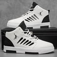 thumbnail image 4 of Mid-Top Men's Versatile Sports Casual Sneakers , Trendy Platform Outdoor Running Skate Shoes and Comfortable, 4 of 9