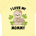 thumbnail image 4 of Inktastic Cute Sloth I Love My Mommy with Green Leaves Boys or Girls Baby Bodysuit, 4 of 5