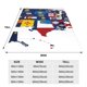thumbnail image 3 of Balery The Map Of United States Manta de Felpa Suave y Acogedora – Cobija de Franela Aterciopelada para Cama, Lavable y Cálida para Sofá, Mascotas, Transpirable-60"x50", 3 of 7