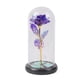 thumbnail image 1 of Rosa de cristal encantada, regalo de rosa artificial para siempre en una cúpula de vidrio con colores del arco iris, luz de noche romántica para mujeres, regalo ideal para el día de San Valentín,, 1 of 7