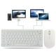 thumbnail image 1 of Combo de ratón del teclado, Elegante Ángulo de inclinación ergonómica mini teclado inalámbrico, enchufe y reproducción para para el accesorio de computadora para el hogar, 1 of 7