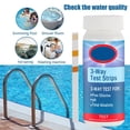 thumbnail image 3 of Tiras De Prueba Para Piscinas Prueba 3 En 1 Productos Químicos Para Piscinas Papel Prueba De Ph Papel Alcalinidad Total Dureza Tiras De Prueba De Ph Del Agua Kearding OD013493-00, 3 of 6