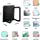 thumbnail image 5 of Soporte de esponja TUNC Sencillez para fregadero de cocina adhesivo fuerte impermeable color negro, 5 of 5